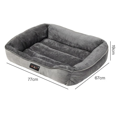 Skylos Orthopedic Dog Bed Large Soft Arctic Velvet Pet Bed Mattress Anti-Slip