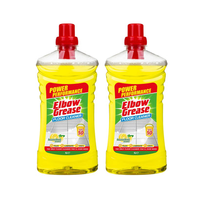 Elbow Grease 1L Lemon All Purpose Floor Cleaner x2