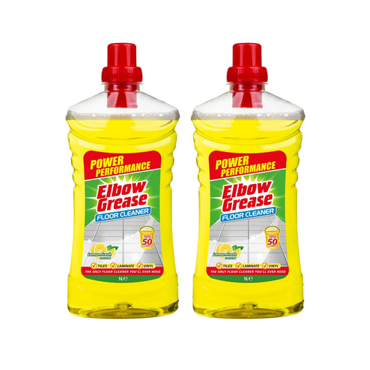 Elbow Grease 1L Lemon All Purpose Floor Cleaner x2