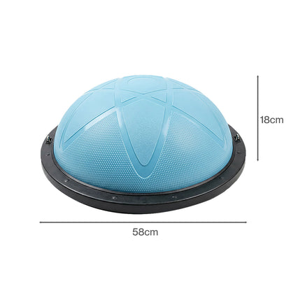 Centra Balance Trainer Ball with Resistance Bands Pump Anti Burst Fitness Home