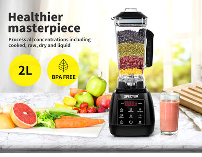 Spector 2L Commercial Blender Mixer Food Processor Juicer Smoothie Ice Crush
