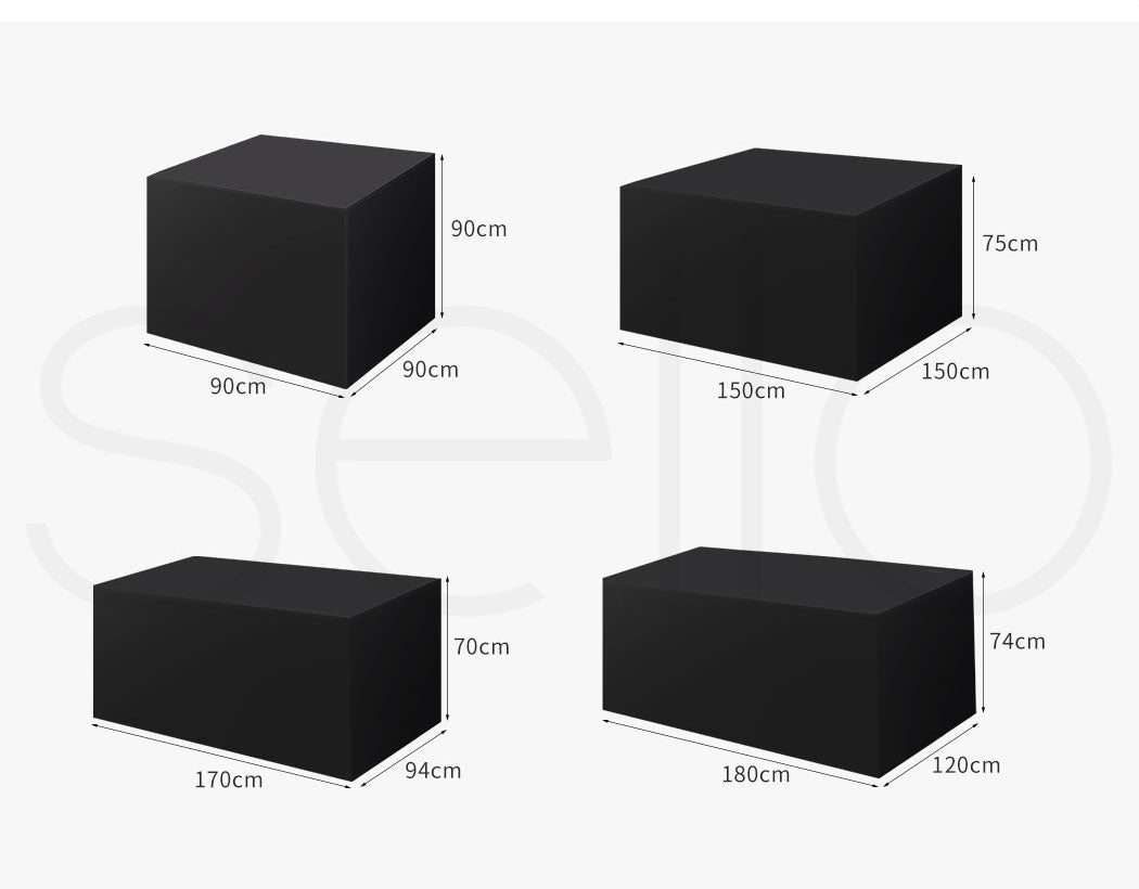 Outdoor Furniture Cover Garden Patio Waterproof Rain UV Table Protector 90-350cm