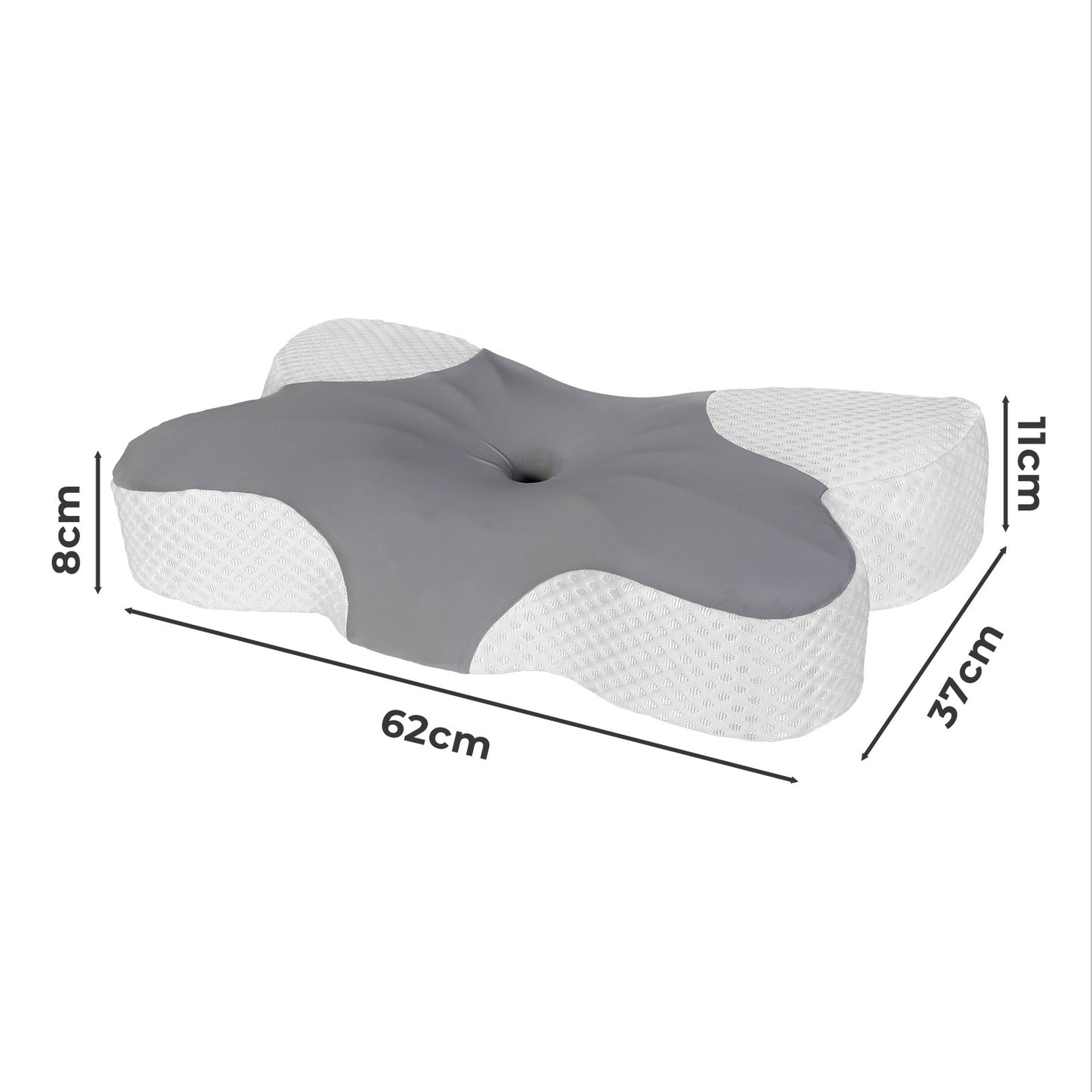 Lavio Ergonomic Cervical Memory Foam Pillow for Neck Pain Relief Cool Breathable