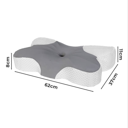 Lavio Ergonomic Cervical Memory Foam Pillow for Neck Pain Relief Cool Breathable