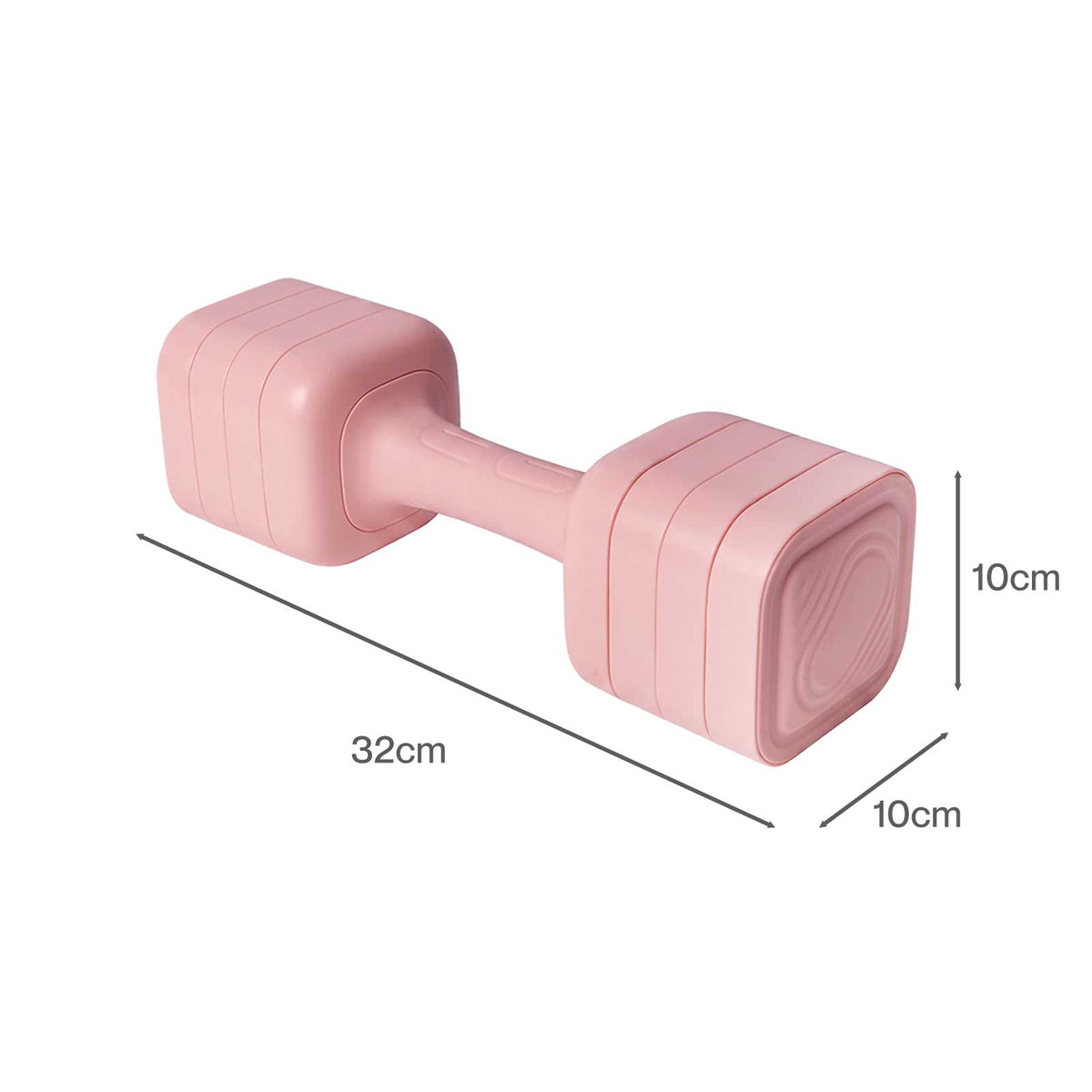 Centra Adjustable Dumbbells Set 2-5Kg Quick Lock for Home Workouts Pink 2Pc