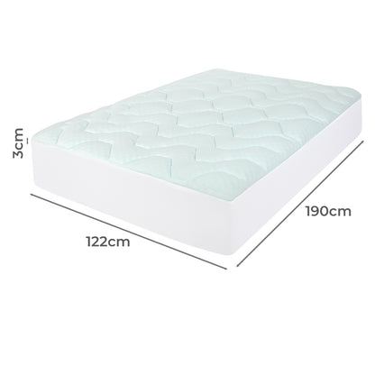Lavio Mattress Topper Pillowtop Protector Memory Foam Bamboo Cover Small Double