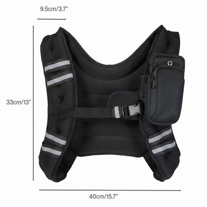 CENTRA 5.5kg Weighted Vest Running Fitness Training Exercise Vest Adjustable