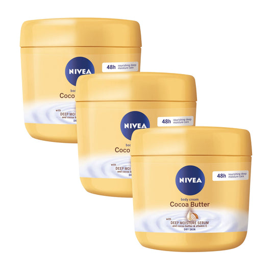 Nivea Body Cream Cocoa Butter 400mL x3