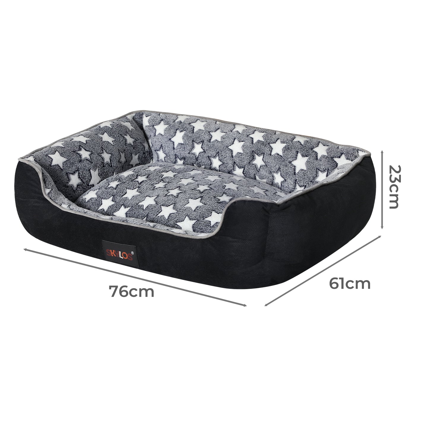 Skylos Orthopedic Pet Bed Luxury Dog Mattress Durable Corduroy Soft Flannel