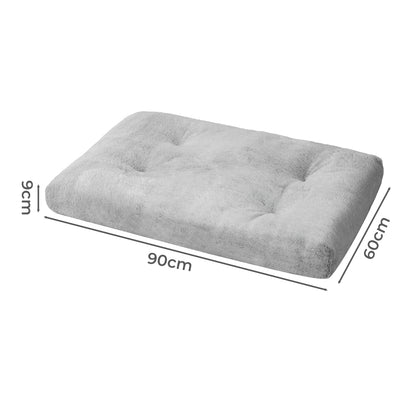 Skylos Large Dog Bed Mattress Soft Plush Cat Cushion Washable Pet Crate Pad Mat