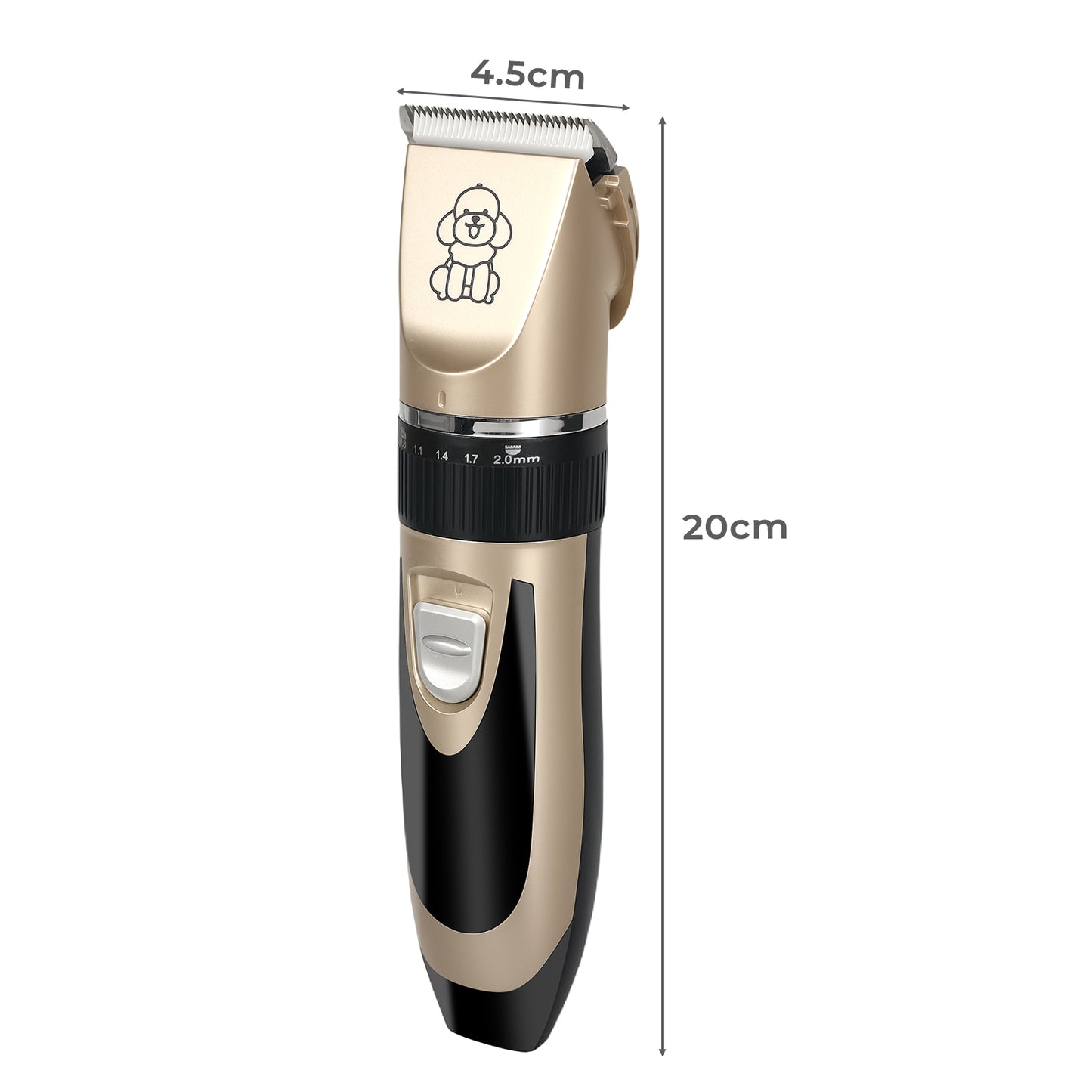 Skylos Pet Clipper Kit Dog Cat Cordless Grooming Set Adjustable Trimmer Quiet