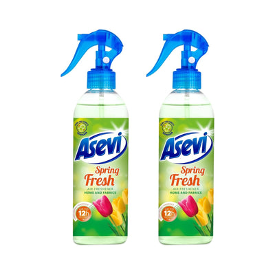 Asevi 400ml Spring Air Freshener Spray x2