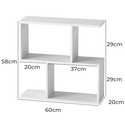 Levede 20cm Slide Table for Living Room Sofa End Narrow Space 3 Tier Storage