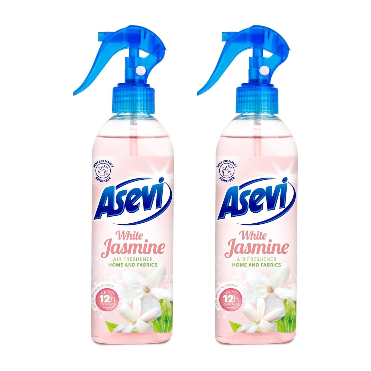 Asevi 400ml White Jasmine Air Freshener Spray x2
