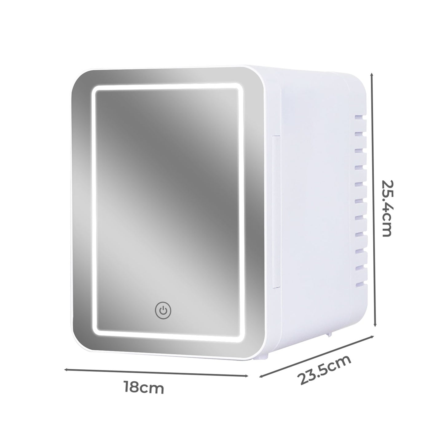 Spector Mini Fridge 5L Portable Small Cooler Warmer LED Makeup Mirror Car Home