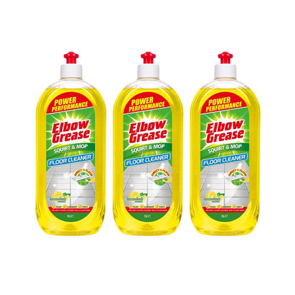 Elbow Grease 1L Lemon All Purpose Floor Cleaner x3