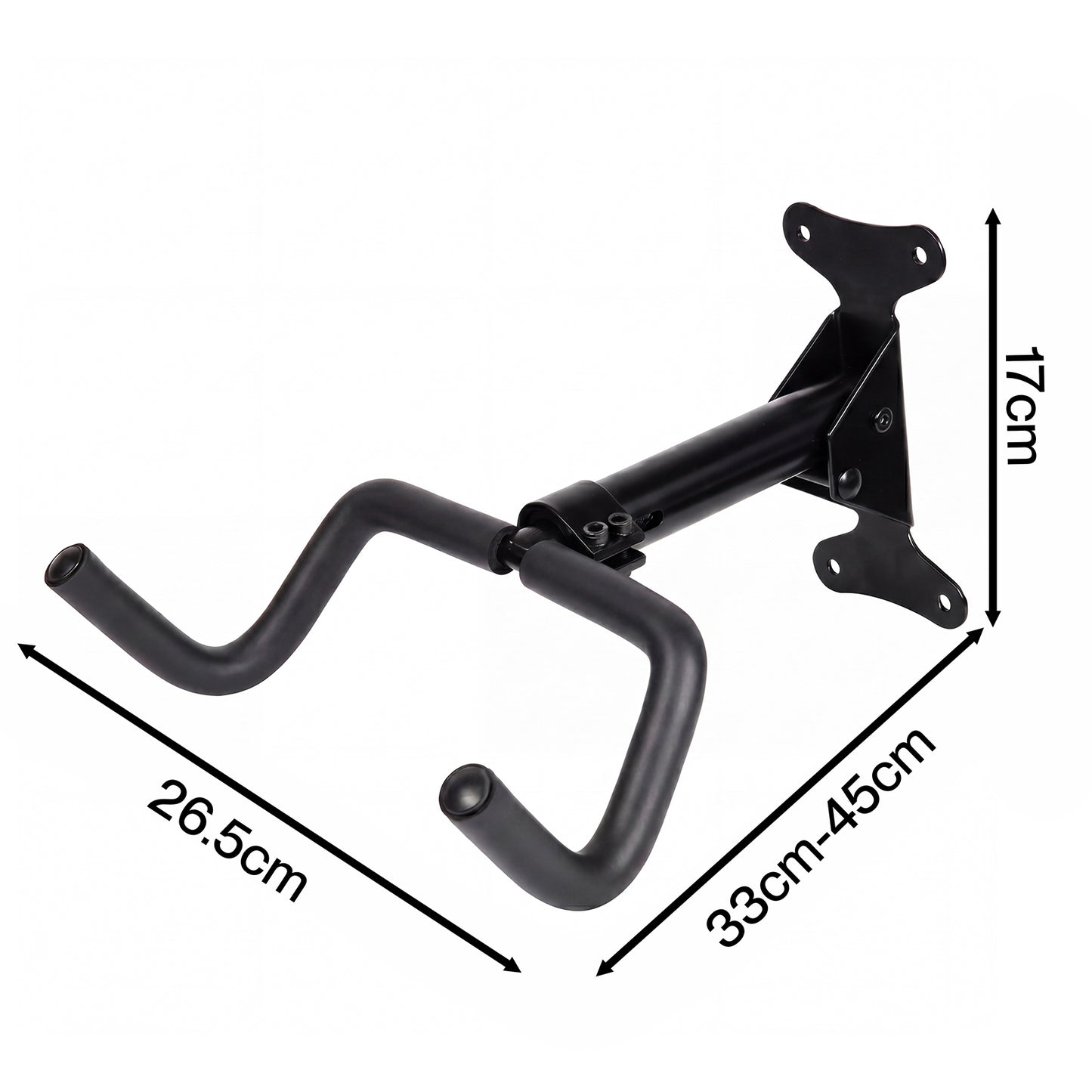 MONVELO Bike Wall Mount Rack Foldable Bicycle Storage Hanger Holder Adjustable