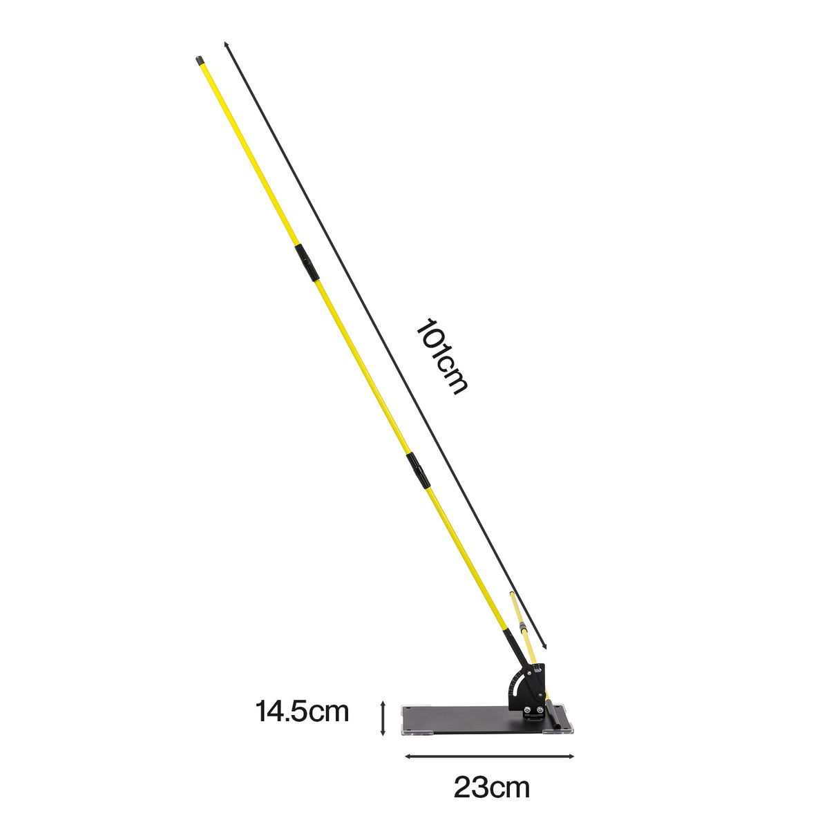 Centra Golf Alignment Sticks for Plane Accuracy With Carry Bag Outdoor Practice