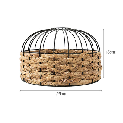 Emitto Modern Ceiling Pendant Light Shade Rattan Style Woven Lamp Shade 25cm