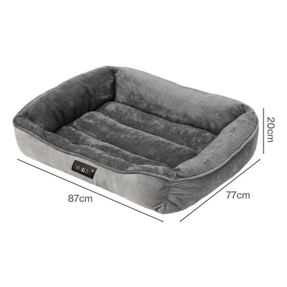 Skylos Orthopedic Dog Bed Large Soft Arctic Velvet Pet Bed Mattress Anti-Slip XL