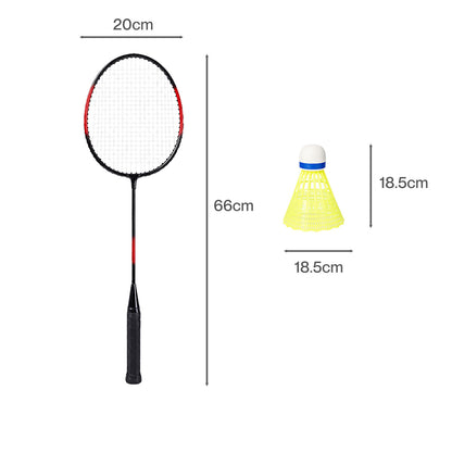 Centra Badminton Racket Set 11PCS 4 Players Aluminum Outdoor Game with Bag