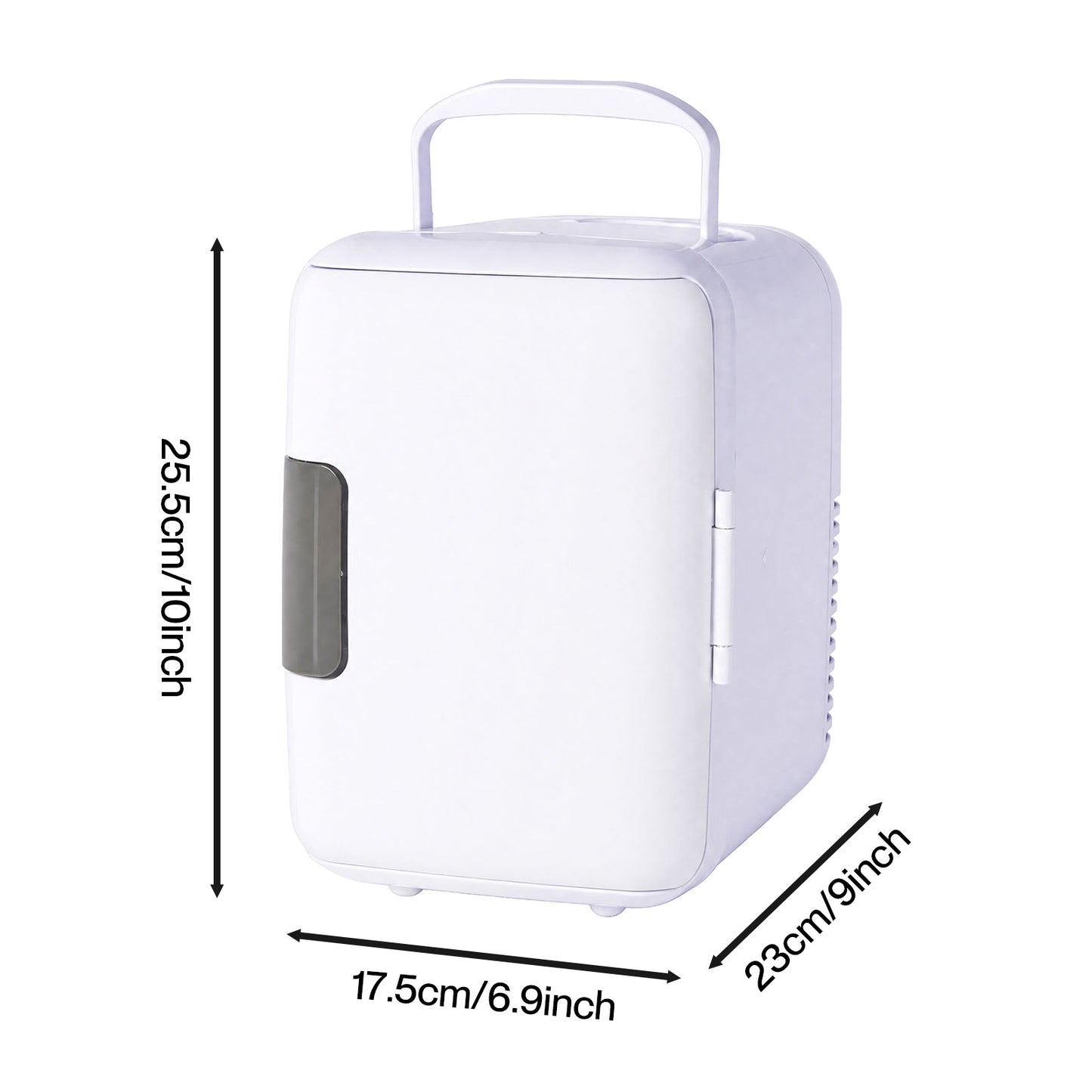 Spector mini fridge portable fridge cooler and warmer PP white