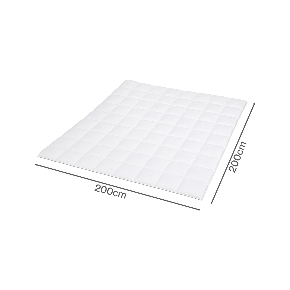 Lavio Duvet Goose Down Quilt 9TOG 100% Cotton Breathable Washable Double White