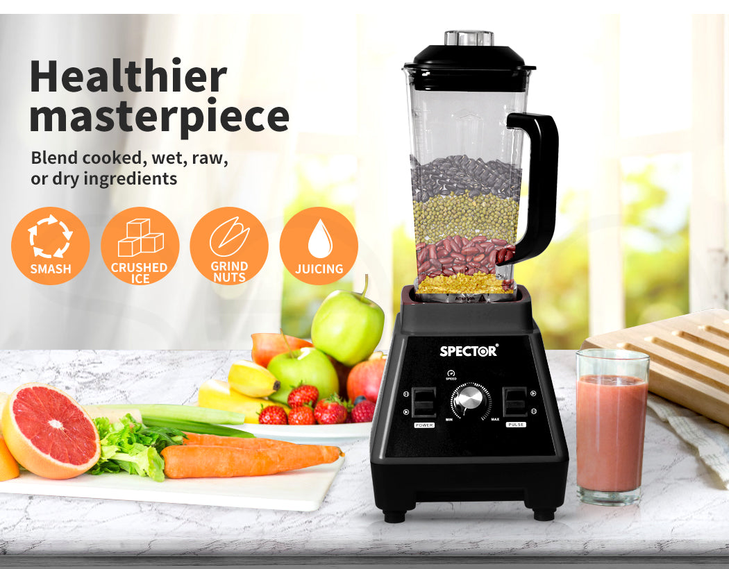 Spector 2L Commercial Blender Mixer Food Processor Juicer Smoothie Ice Crush