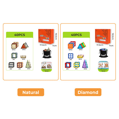 Dekko Magnetic Building Blocks Tiles for Kids Gift Educational Construction Toy
