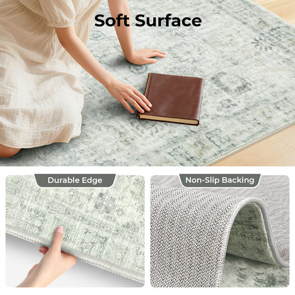 Marlow Large Rugs Non Slip Living Room Area Rug Floor Mat Hallway Bedroom Runner