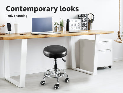 Levede Salon Stool Swivel Bar Stools Chairs Barber Hydraulic Lift Hairdressing