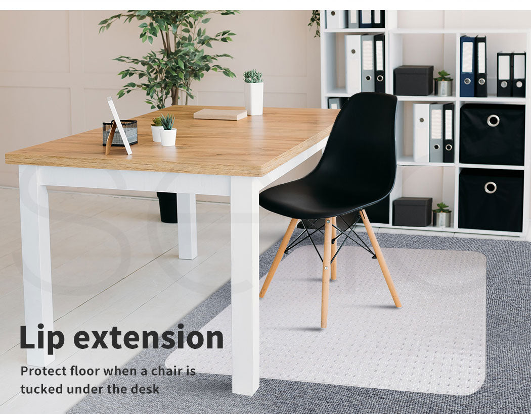 Marlow PVC Chair Mat Office Carpet Floor Protectors Non Slip Computer 120X90cm