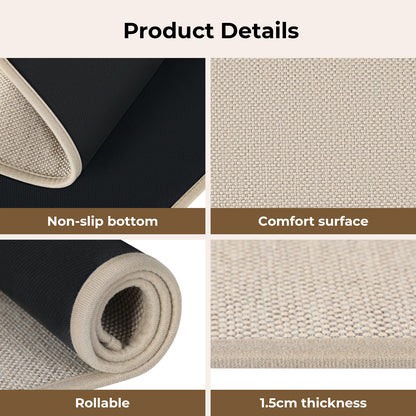 Marlow Door Mat Non Slip Rubber Hallway Kitchen Floor Runner Rug Washable Woven