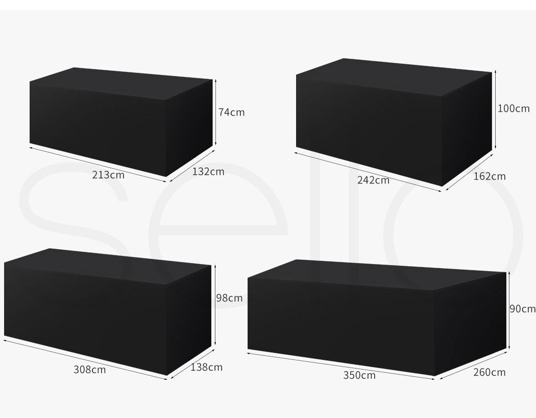 Outdoor Furniture Cover Garden Patio Waterproof Rain UV Table Protector 90-350cm