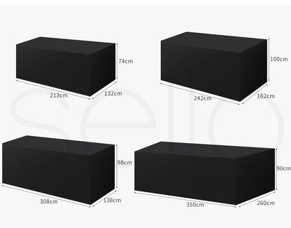 Outdoor Furniture Cover Garden Patio Waterproof Rain UV Table Protector 90-350cm