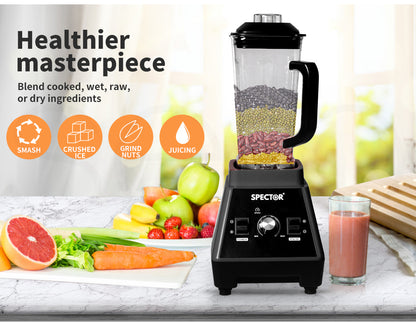 Spector 2L Commercial Blender Mixer Food Processor Juicer Smoothie Ice Crush
