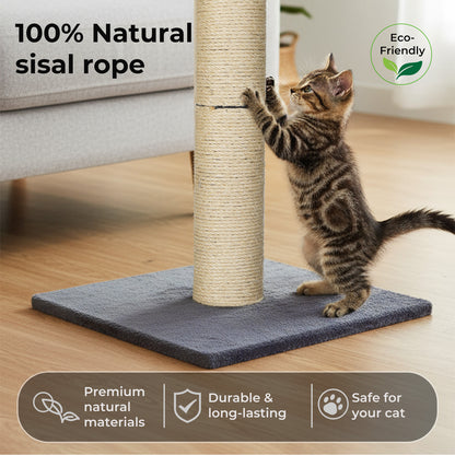 Skylos Tall Cat Scratching Post Natural Sisal Pole Hevay Duty Base Scratcher Toy