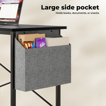 Levede PC Desk Laptop Study Table with Storage Bag for Home Office Workstation