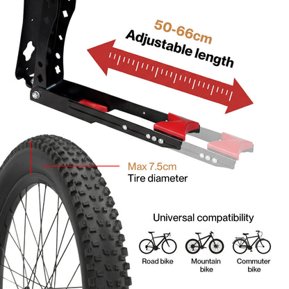 Monvelo Bike Racks Garage Wall Mount Bicycle Storage Adjustable Foldable Swivel