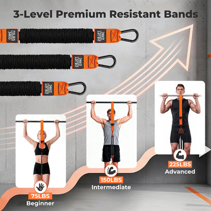 Centra Pull Up Assistance Band Heavy Duty Adjustable Gym Strength Training Set