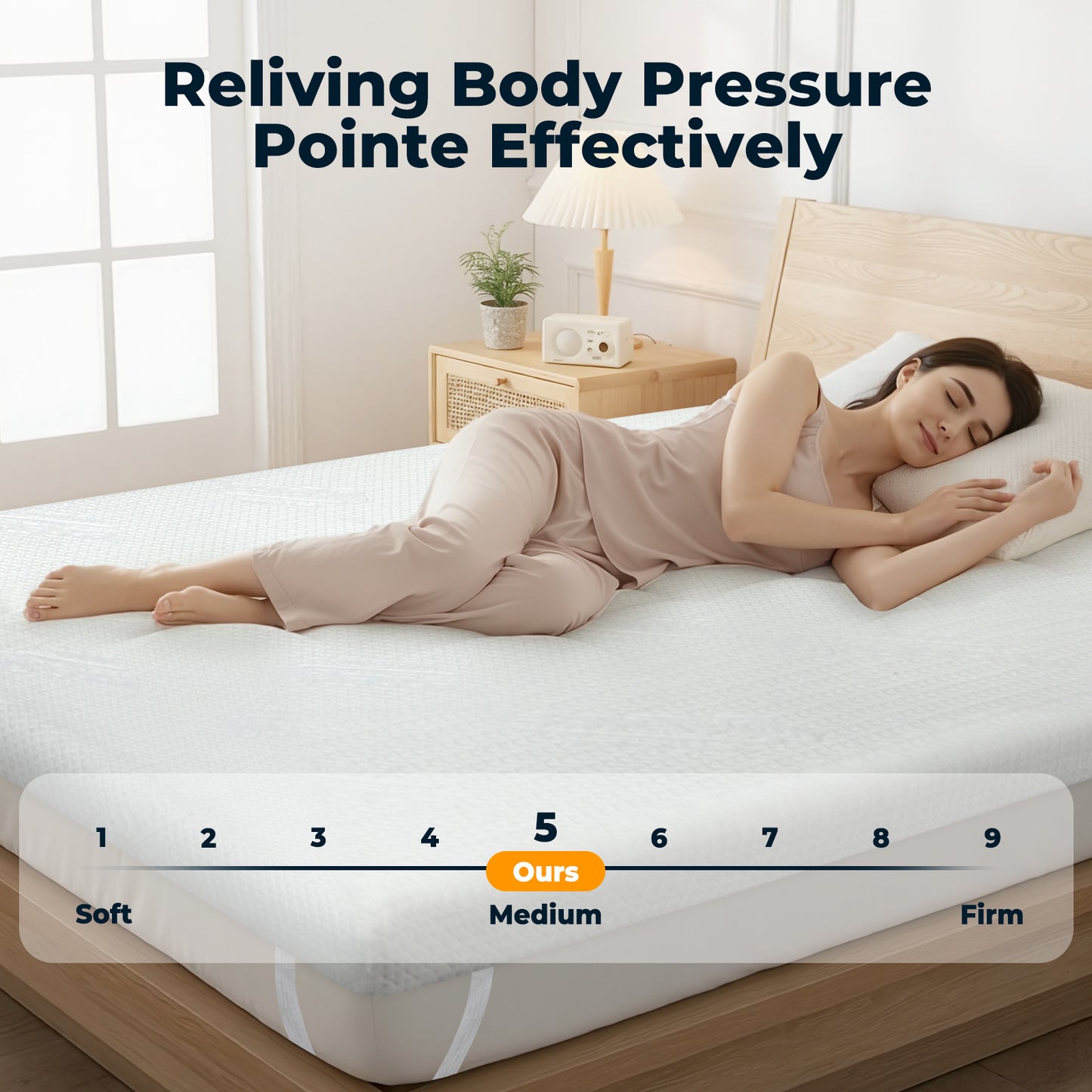 Bamboo Charcoal Mattress Topper Memory Foam Cooling Gel King Double Thick 8cm