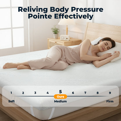 Bamboo Charcoal Mattress Topper Memory Foam Cooling Gel King Double Thick 8cm