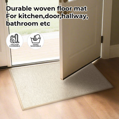Marlow Heavy Duty Non-Slip Door Mat Entryway Bathroom Kitchen Floor Rug Washable