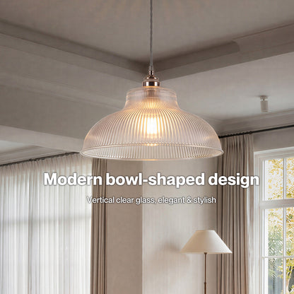 Emitto Ceiling Light Shade Pendant Glass Lamp Bistro Adjustable Clear Color