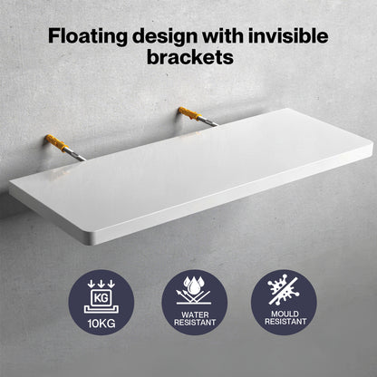 Levede Floating Shelves Heavy Duty 6 Pack Wall Storage Shelf for Living Room