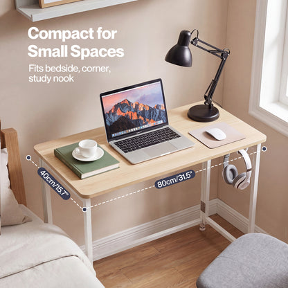 Levede Folding Computer Desk Small Laptop Study Table Portable Office Desk 80cm