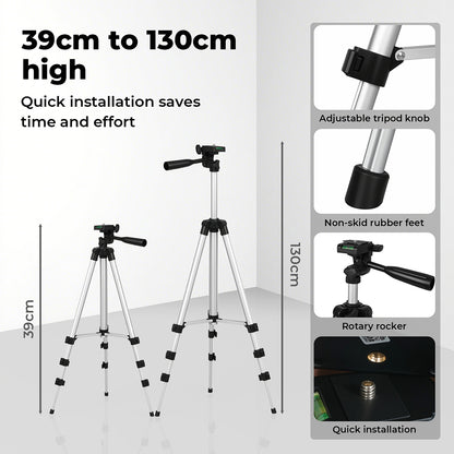 Traderight Green Laser Level 360° Self Leveling IP54 Water Resist with Tripod