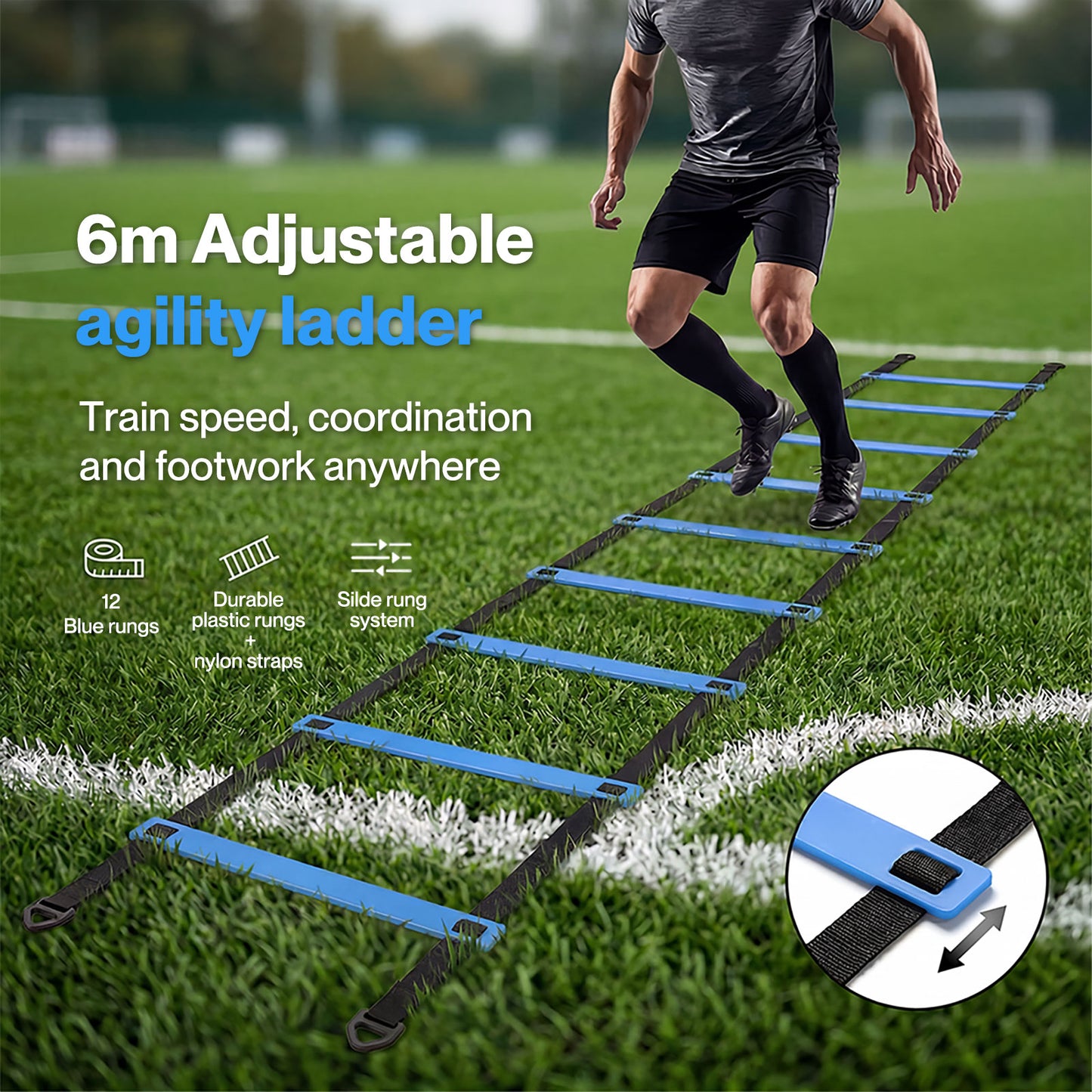 Centra Football Agility Training Poles Set Speed Soccer Training Equipment