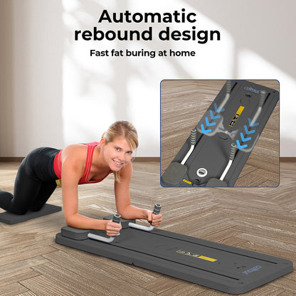 Centra Multifunctional Abdominal Board Pilates Reformer Set Elbow Support Grey