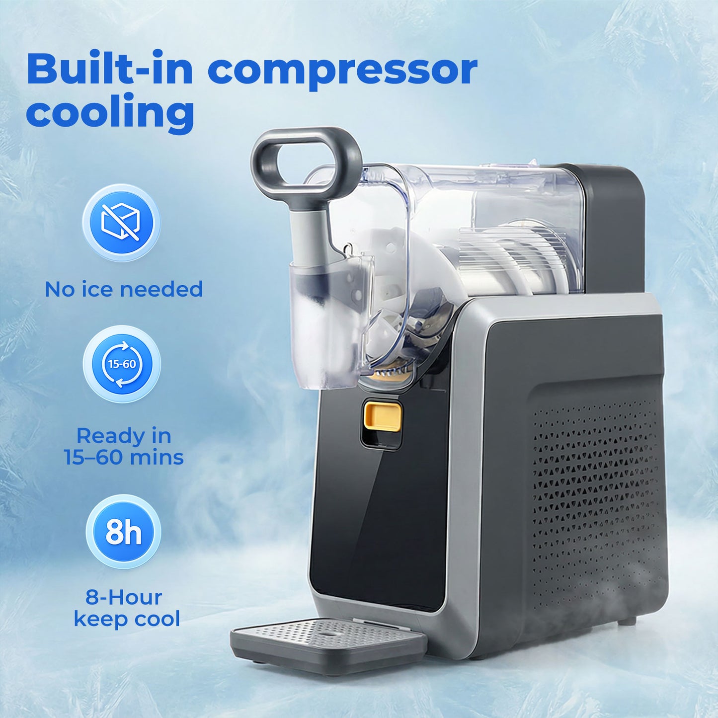 Spector Frozen Drink Maker Ice Slush Machine 5 Presets Touch 2L Rapid Chill